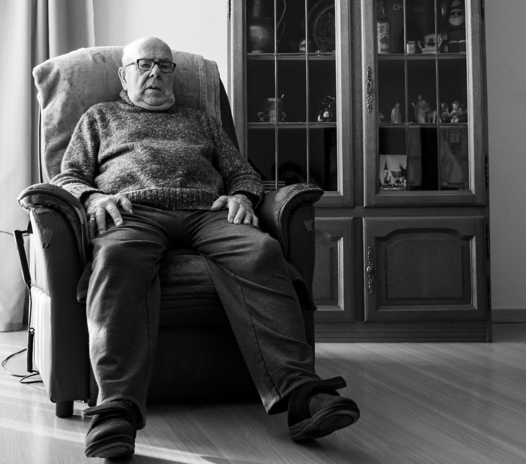 Lonely Elderly Man - Internet & Digital Poverty